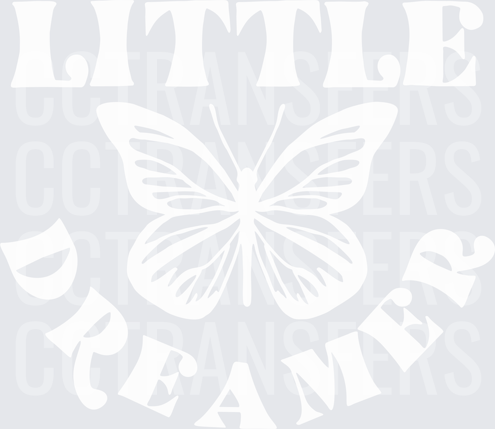 White Snowflake Cluster Winter Floral Pattern (DTF)