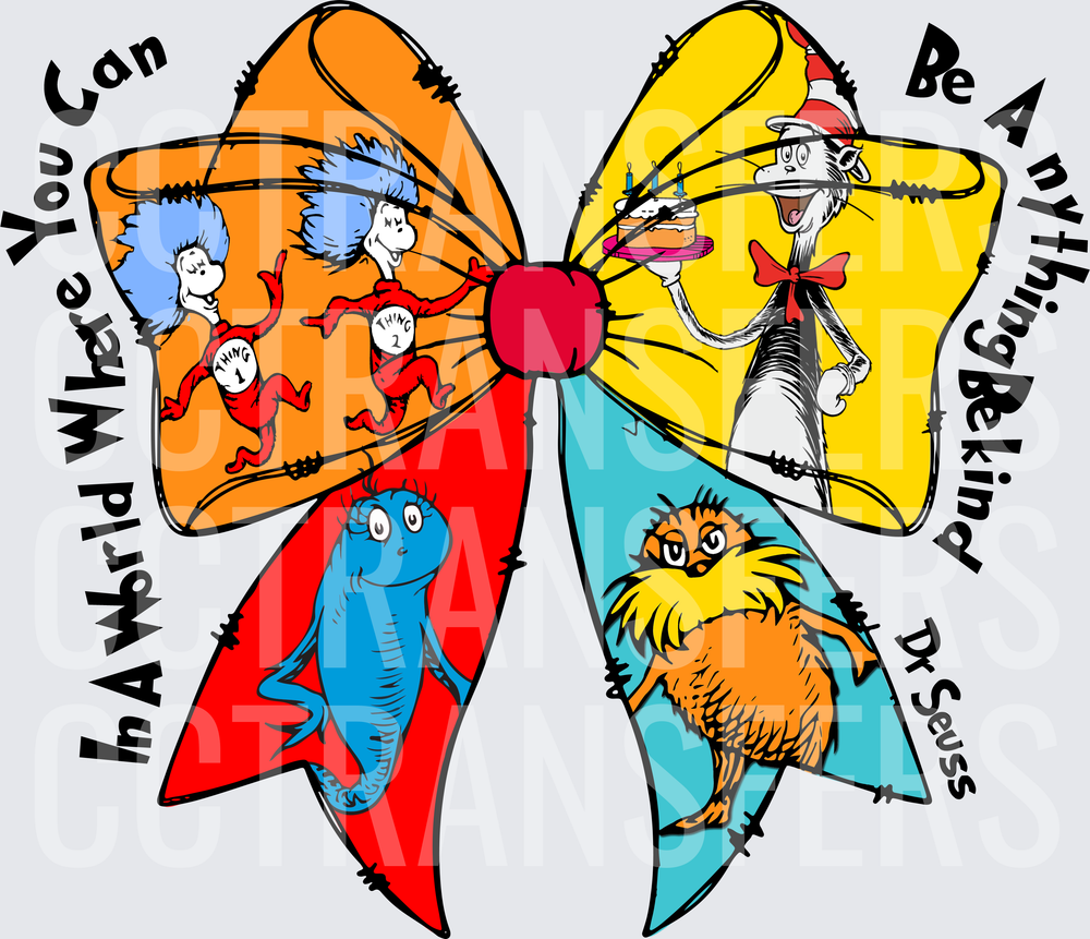 In A World Where You Can Be Anything Be Kind Bow (DTF)