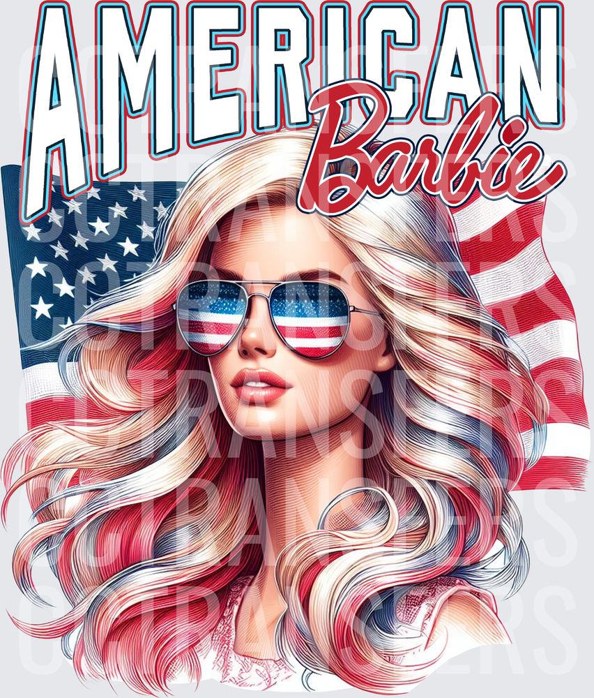 American  Patriotic Blonde Flag Aviators (DTF)
