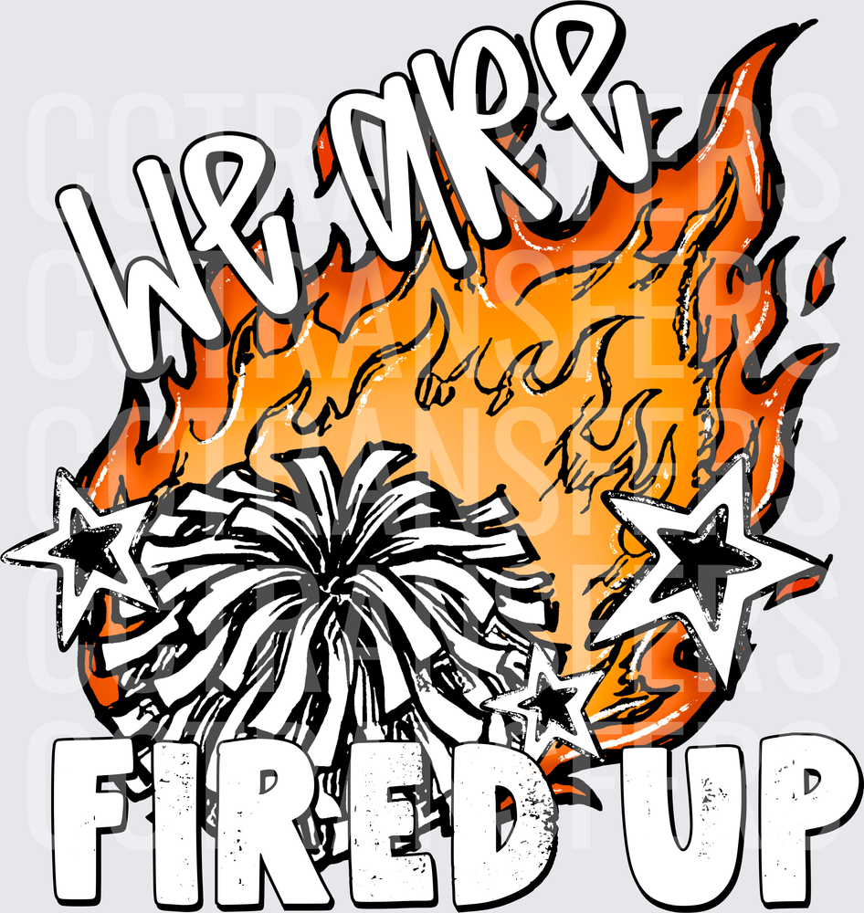 WBMRS Fired Up Flames Pom Pom Stars Cheer (DTF)