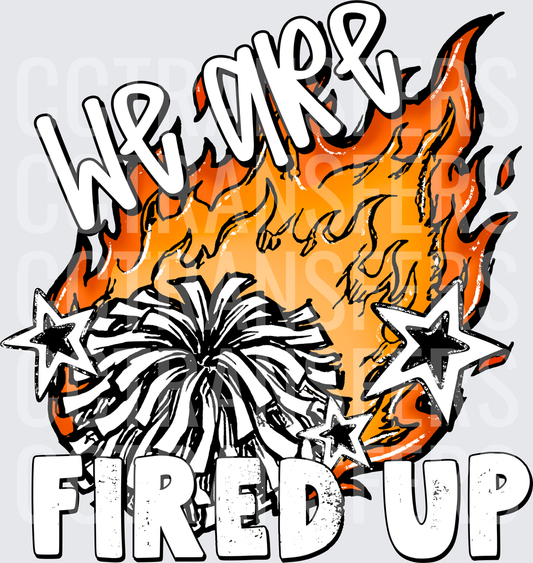 WBMRS Fired Up Flames Pom Pom Stars Cheer (DTF)