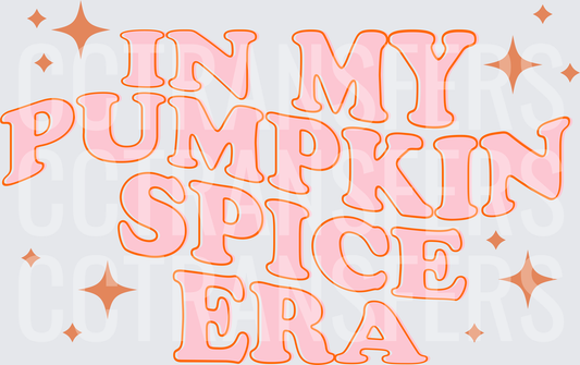 In My Pumpkin Spice Era Retro Fall Sparkle (DTF)