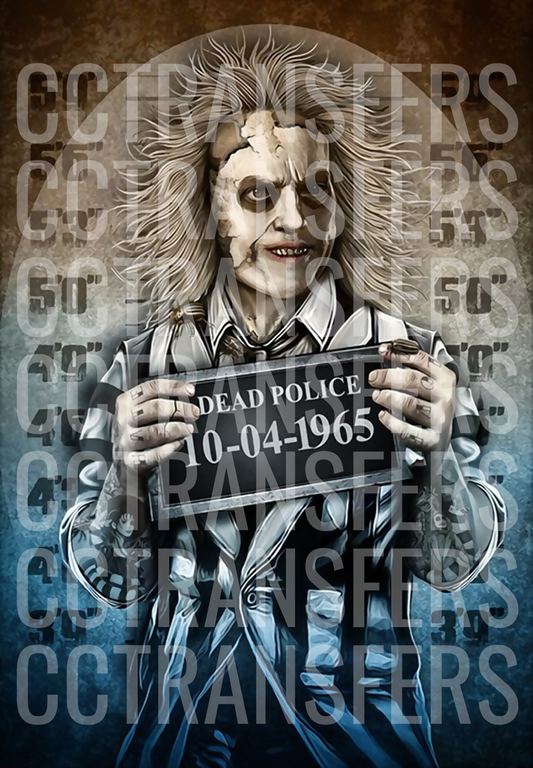 Beetlejuice Mugshot Dead Police 10-04-1965 (DTF)