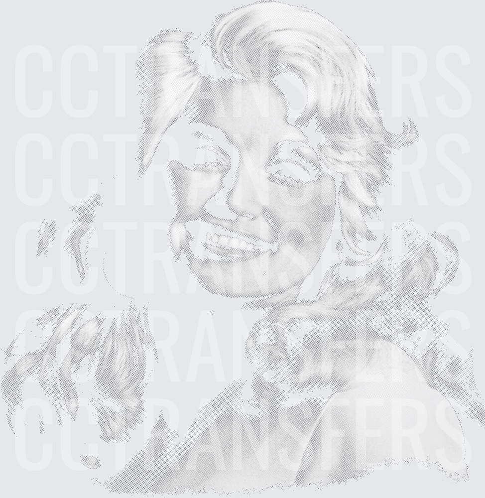 Dolly Halftone Portrait (DTF)