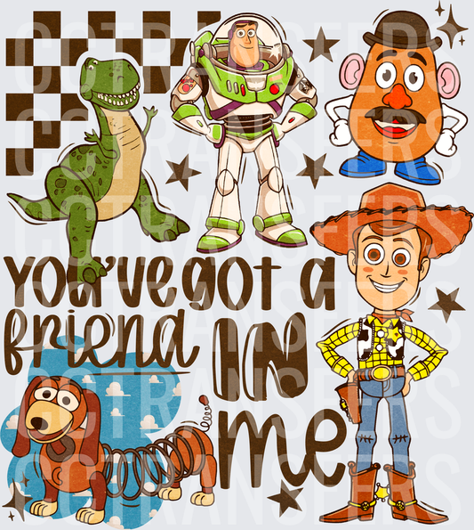 You've Got A Friend In Me Toy Characters (DTF)