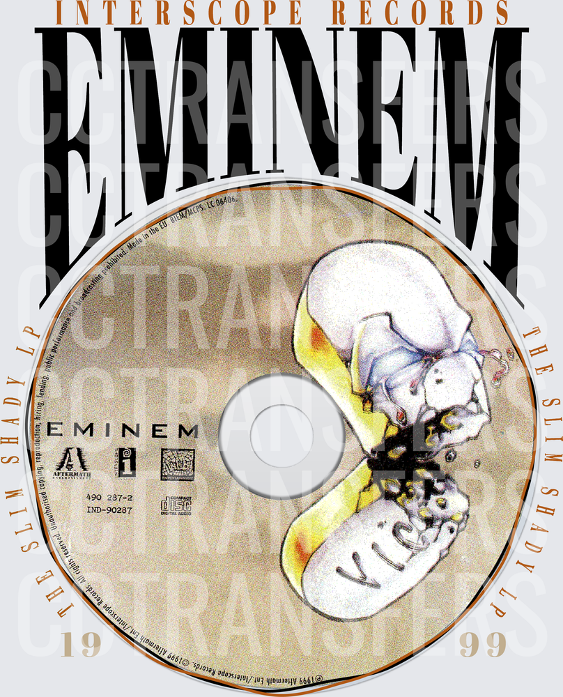 Slim Shady LP 1999 Rap CD Disc Graphic (DTF)