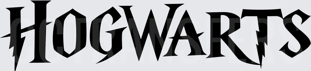Hogwarts Bold Wizard School Text Design (DTF)