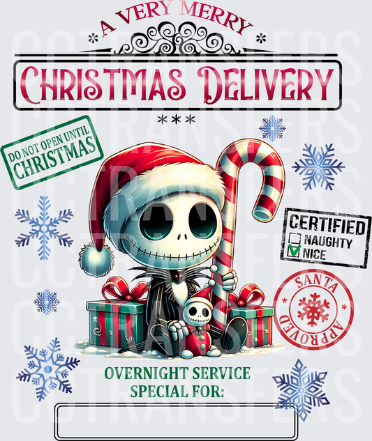 Nightmare Santa Sack Transfer - (DTF)