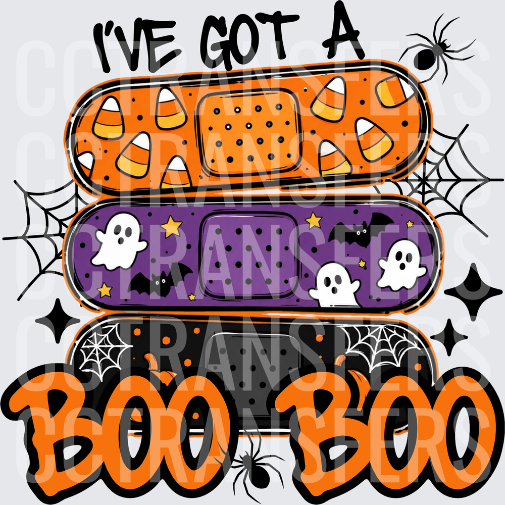 I've Got A Boo Boo Halloween Bandages (DTF)