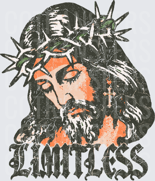 Limitless Crown of Thorns Religious Figure Distressed (DTF)