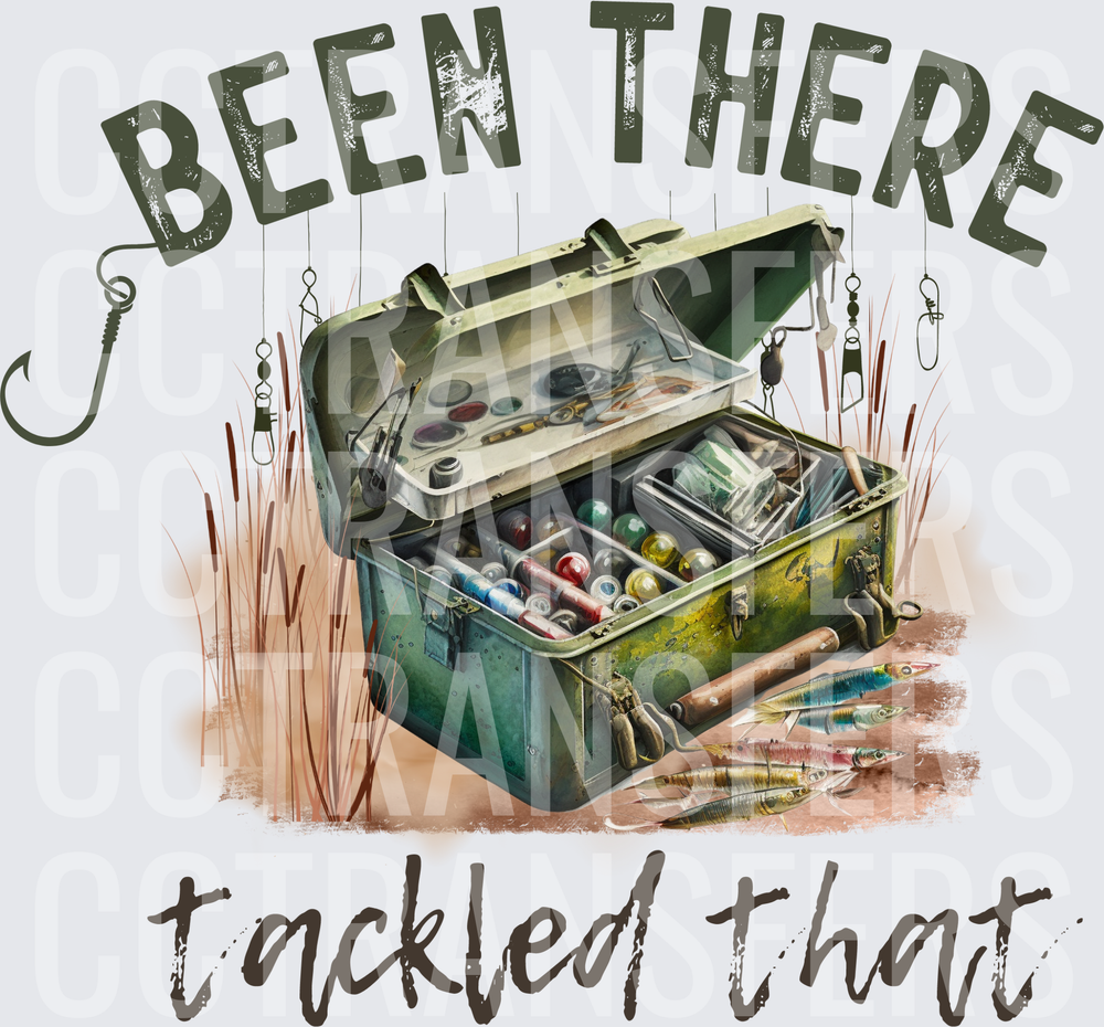 Been There Tackled That Fishing Tackle Box (DTF)