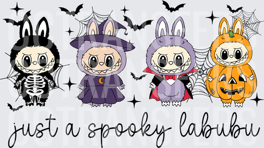 Just A Spooky Labubu Halloween Costumes Cute (DTF)
