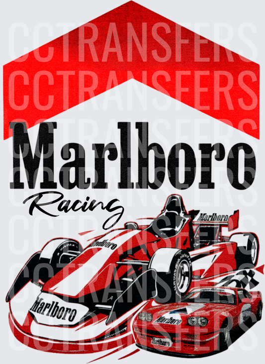 Racing Formula Cars Vintage Graphic DTF