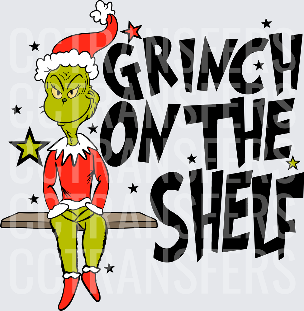 G-Man On The Shelf Christmas Holiday Design (DTF)