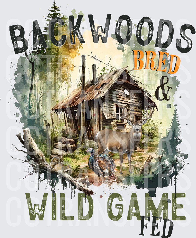 Backwoods Bred & Wild Game Fed Rustic Cabin Deer Turkey (DTF)