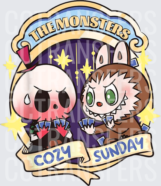 The Monsters Cozy Sunday Chibi Card Game Duo (DTF)