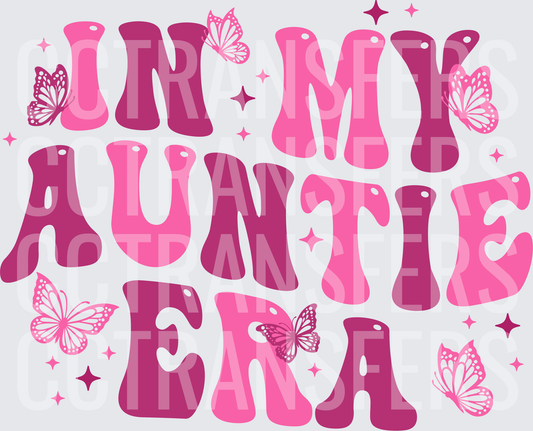 In My Auntie Era Retro Butterfly Sparkle (DTF)