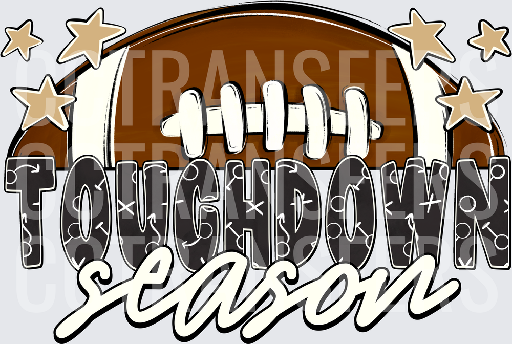Touchdown Season Football Stars Playbook Design (DTF)
