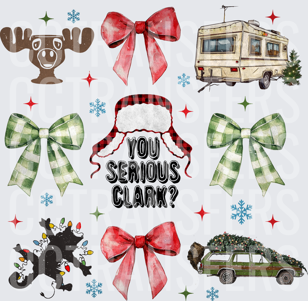 You Serious Clark Christmas Holiday Elements Bundle (DTF)
