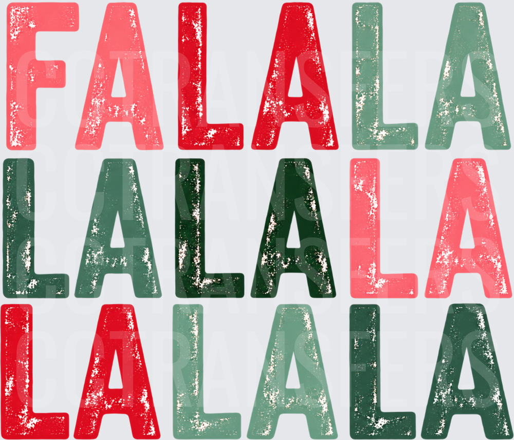 Fa La La La La La La La La Christmas Vintage (DTF)