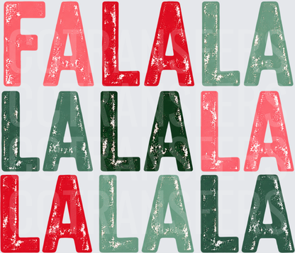 Fa La La La La La La La La Christmas Vintage (DTF)