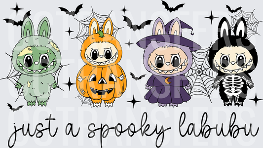 Just A Spooky Labubu Halloween Bunny Squad (DTF)