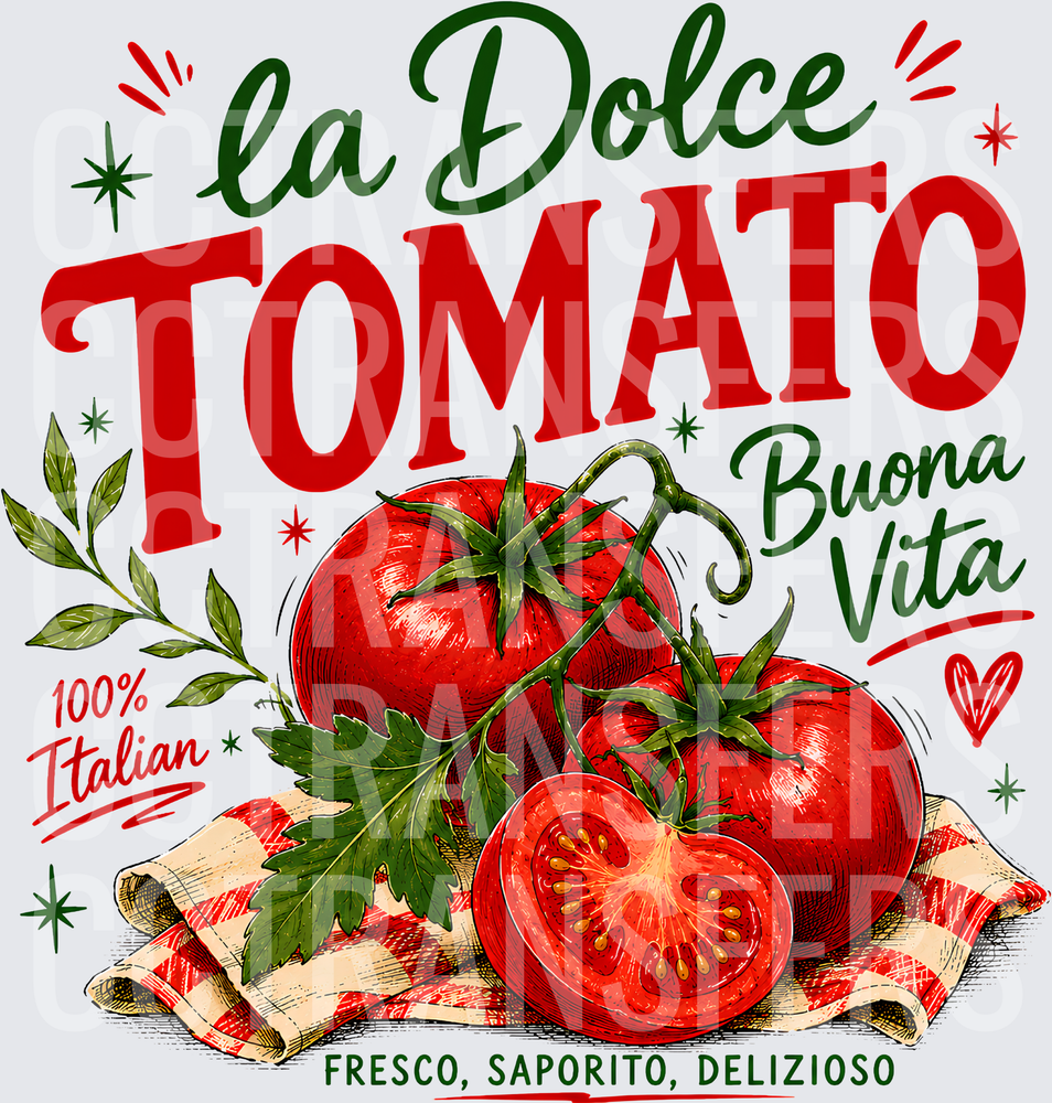 La Dolce Tomato Buona Vita 100% Italian Vintage (DTF)