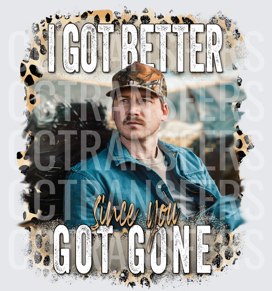 I Got Better Since You Got Gone Country Man Camo Hat (DTF)