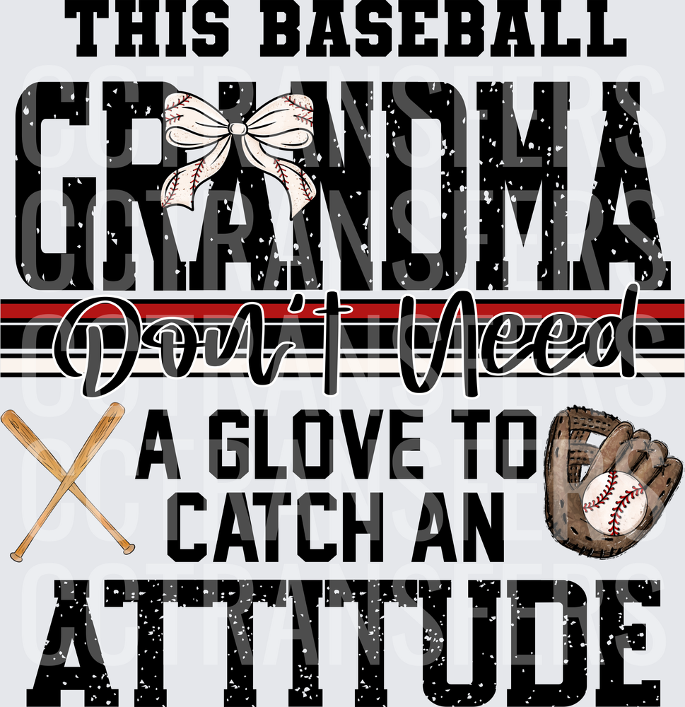 This Baseball Grandma Don't Need A Glove To Catch An Attitude (DTF)