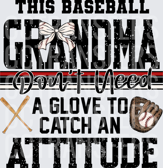 This Baseball Grandma Don't Need A Glove To Catch An Attitude (DTF)