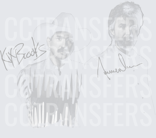 Faded Duo Country Music Men With Autographs (DTF)