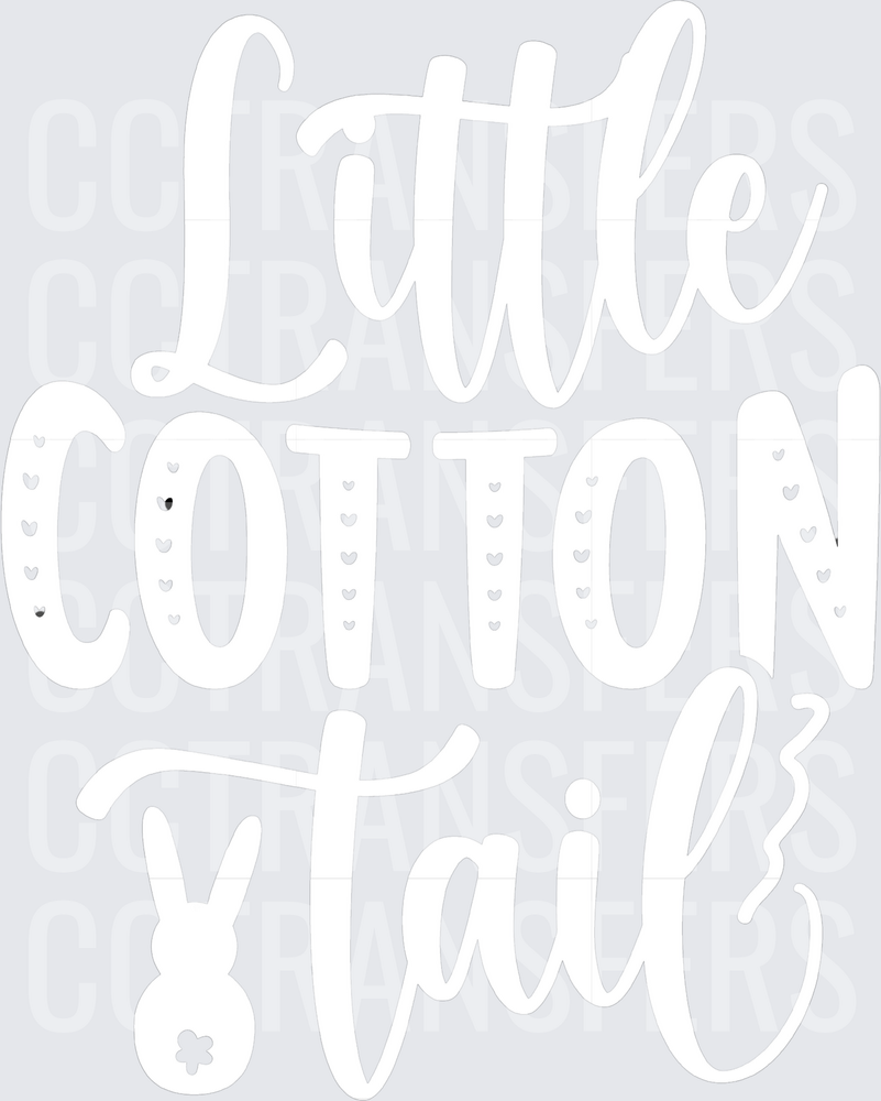Little Cotton Tail Easter Script Lettering Design (DTF)