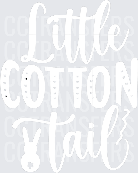 Little Cotton Tail Easter Script Lettering Design (DTF)