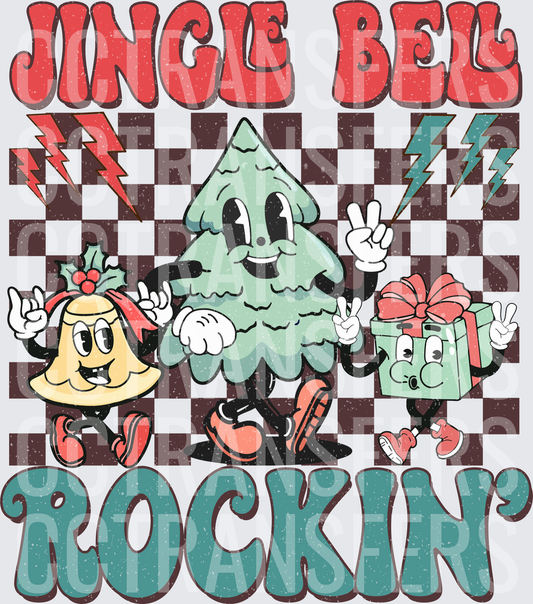 Jingle Bell Rockin' Retro Christmas Characters (DTF)