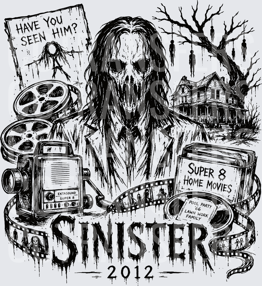 Sinister 2012 Bughuul Horror Film Tribute Art (DTF)
