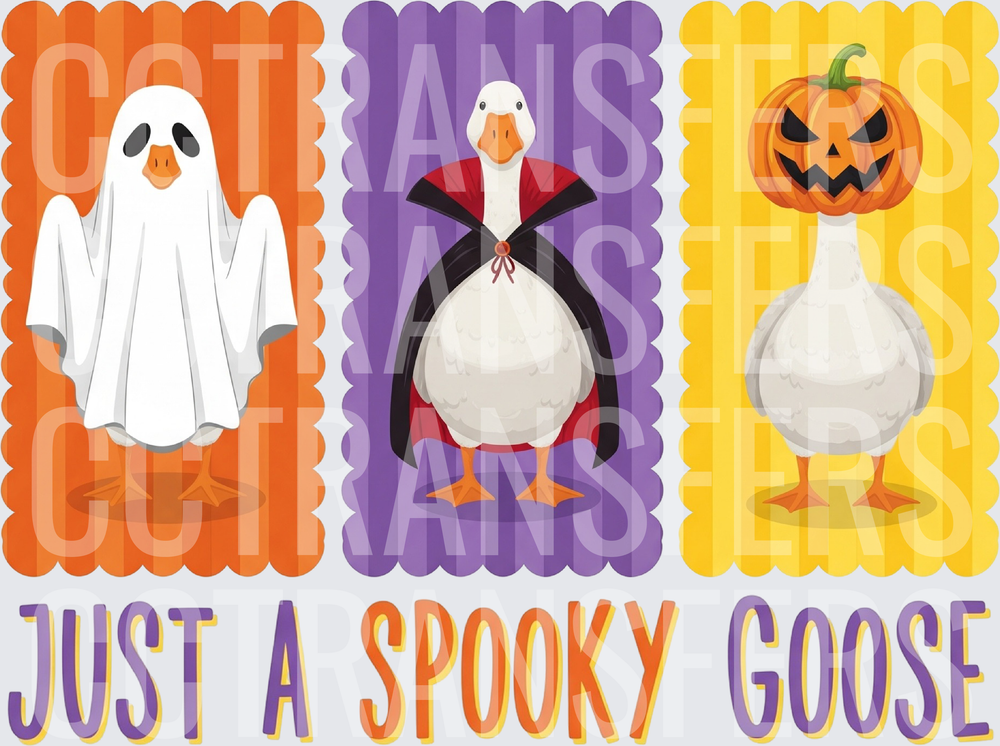 Just A Spooky Goose Halloween Trio (DTF)