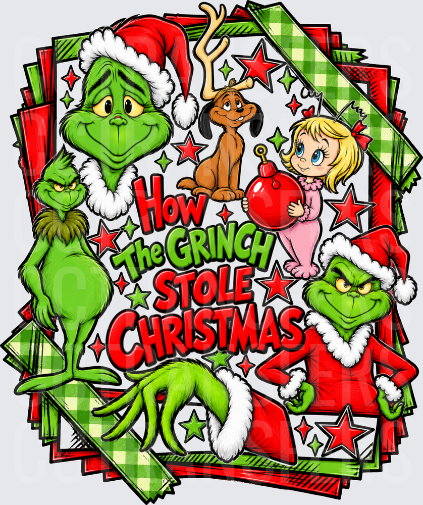 How The G-Man Stole Christmas Holiday Characters (DTF)