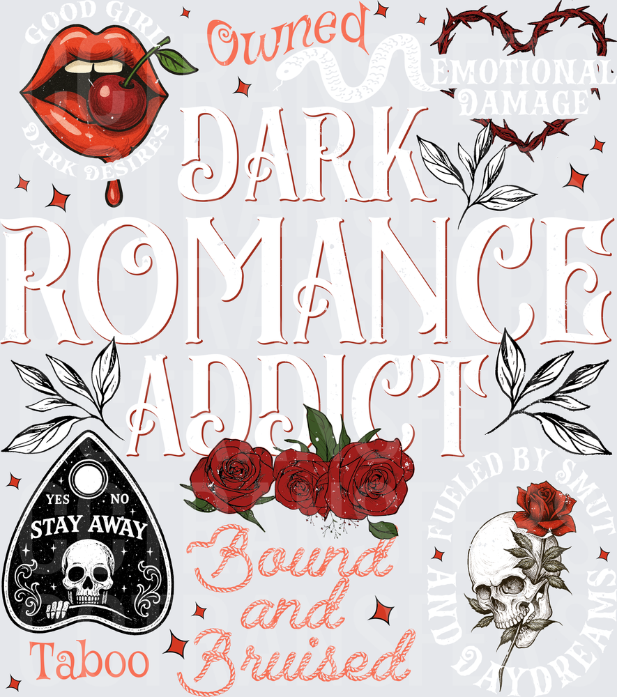Dark Romance Addict Bound and Bruised Gothic Bundle (DTF)