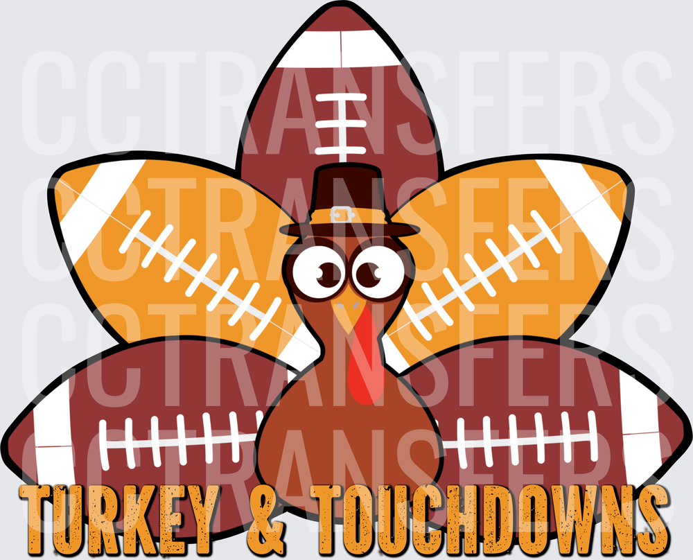 Turkey & Touchdowns Pilgrim Hat Football Fan (DTF)