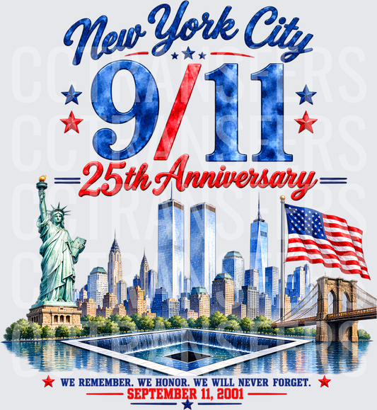New York City 9/11 25th Anniversary Never Forget (DTF)