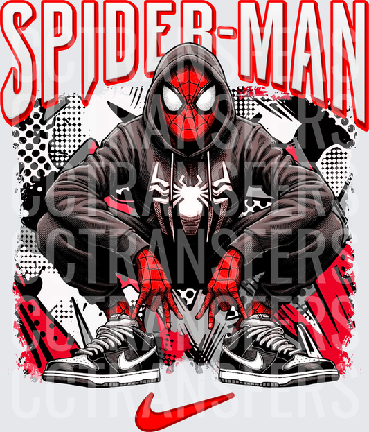 Hooded Streetwear Sneaker Squat Comic Pop Art (DTF)