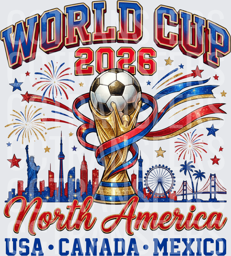 World Cup 2026 North America USA Canada Mexico (DTF)