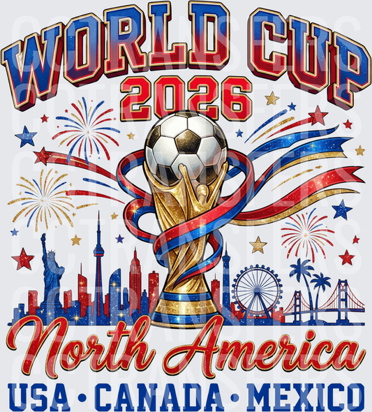 World Cup 2026 North America USA Canada Mexico (DTF)