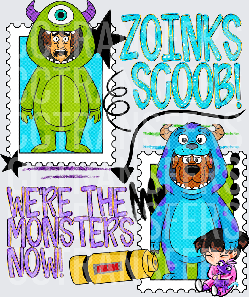 Zoinks Scoob We're The Monsters Now Costume Mashup (DTF)
