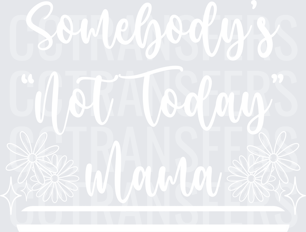 Bold White Minimalist Clean Blank Graphic Design (DTF)