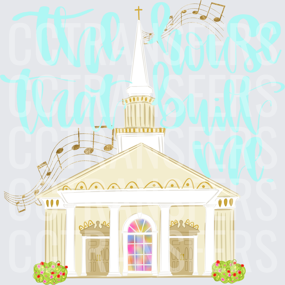The House That Built Me Church Music Notes (DTF)