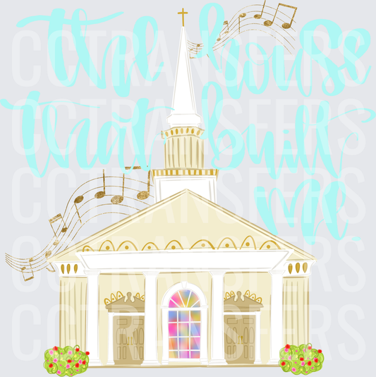 The House That Built Me Church Music Notes (DTF)