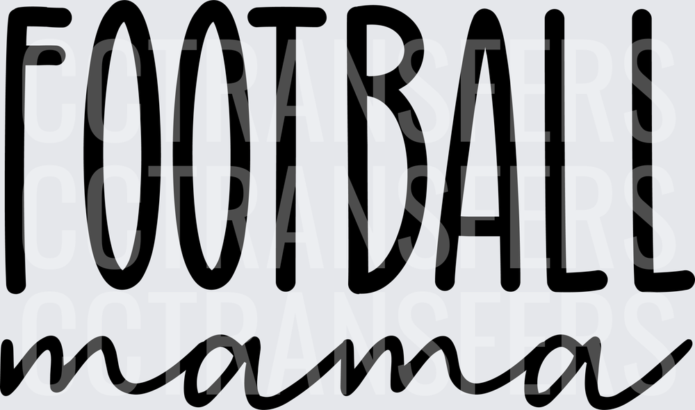 Football Mama Bold Script Lettering (DTF)