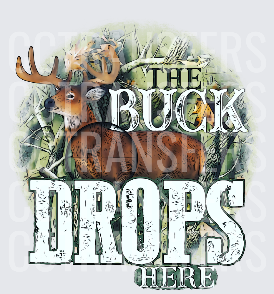The Buck Drops Here Whitetail Deer Hunting Scope (DTF)