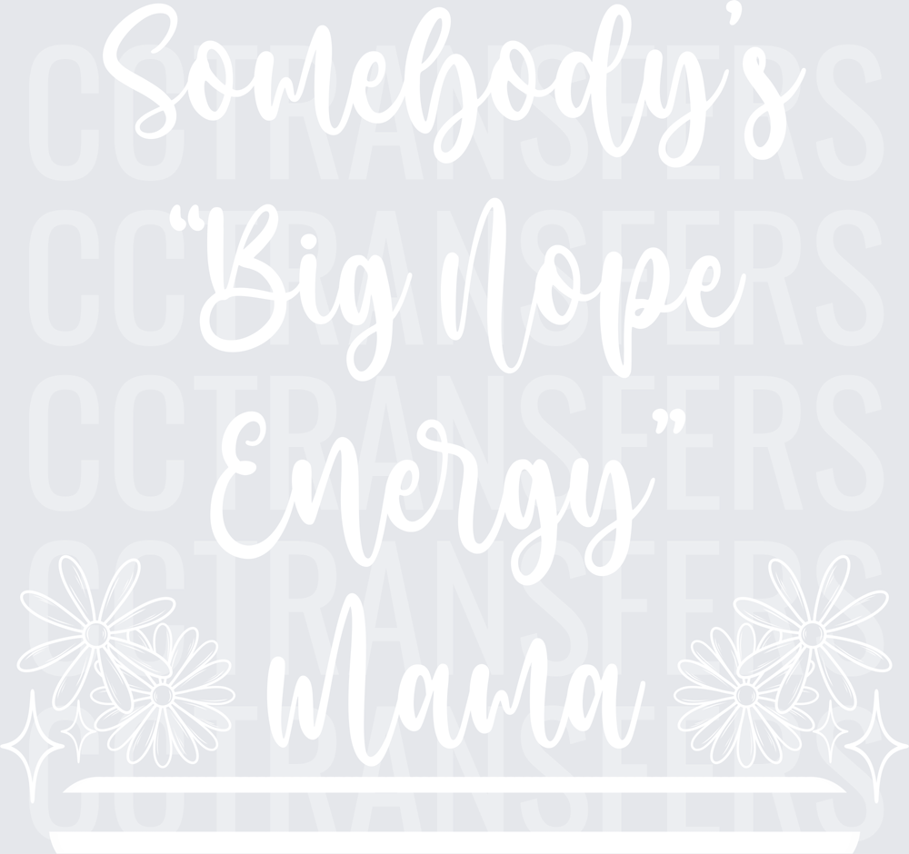 Bold White Graphic Design on Clean Background (DTF)
